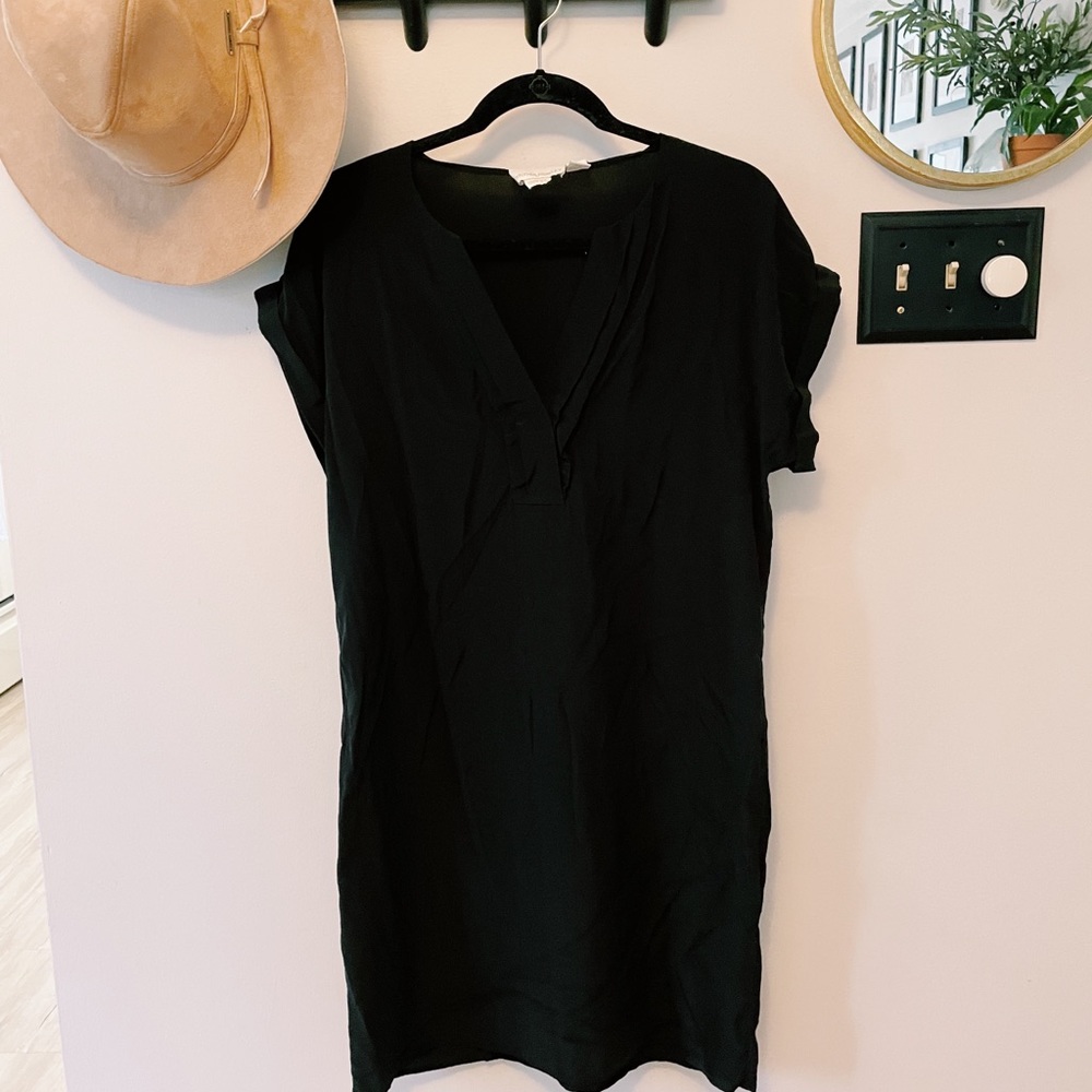 Black shift dress